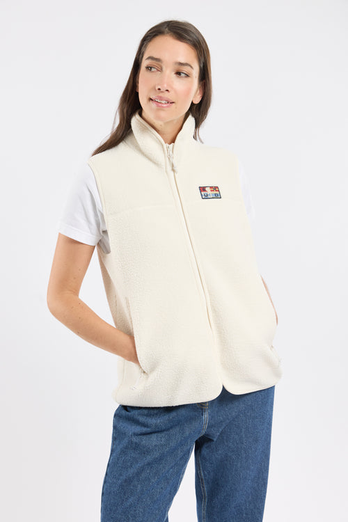 Veste polaire sans manche MICHA - polyester recyclé - Le Comptoir Maritime - 1