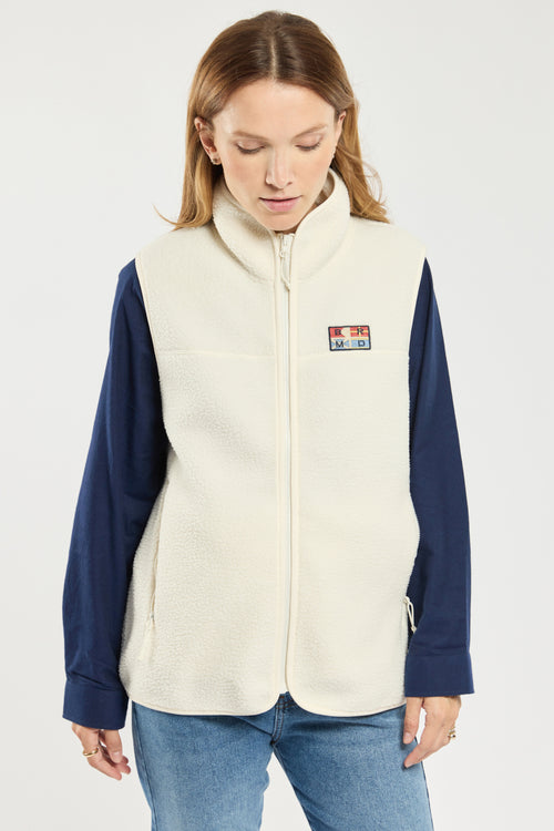 Veste polaire sans manche MICHA - polyester recyclé - Le Comptoir Maritime - 1