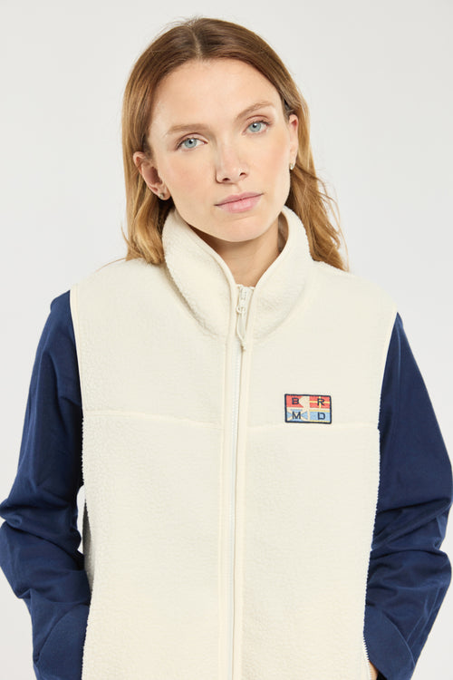 Veste polaire sans manche MICHA - polyester recyclé - Le Comptoir Maritime - 2
