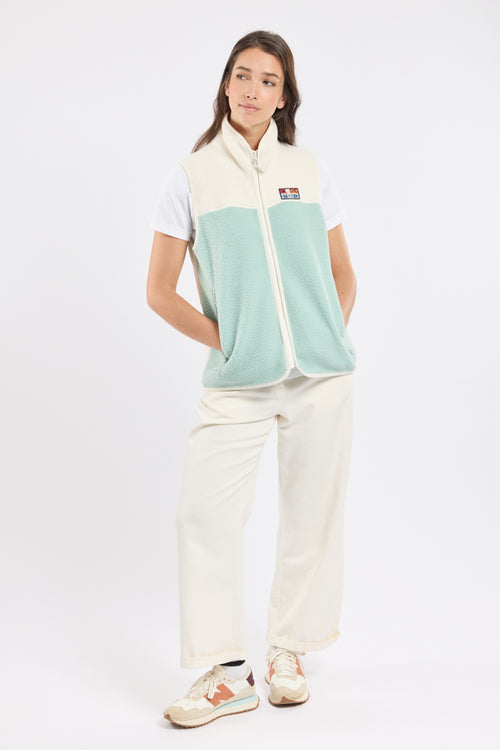 Veste polaire bi-colore MICHA - polyester recyclé - Le Comptoir Maritime - 3
