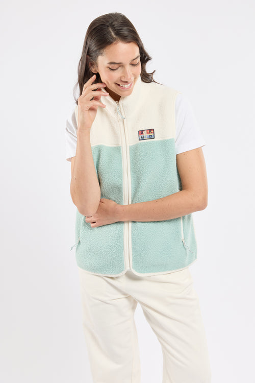 Veste polaire bi-colore MICHA - polyester recyclé - Le Comptoir Maritime - 4