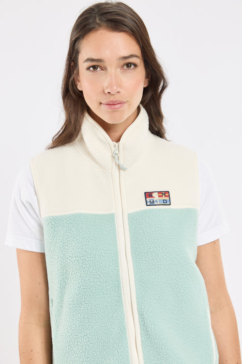 Veste polaire bi-colore MICHA - polyester recyclé - Le Comptoir Maritime - 3