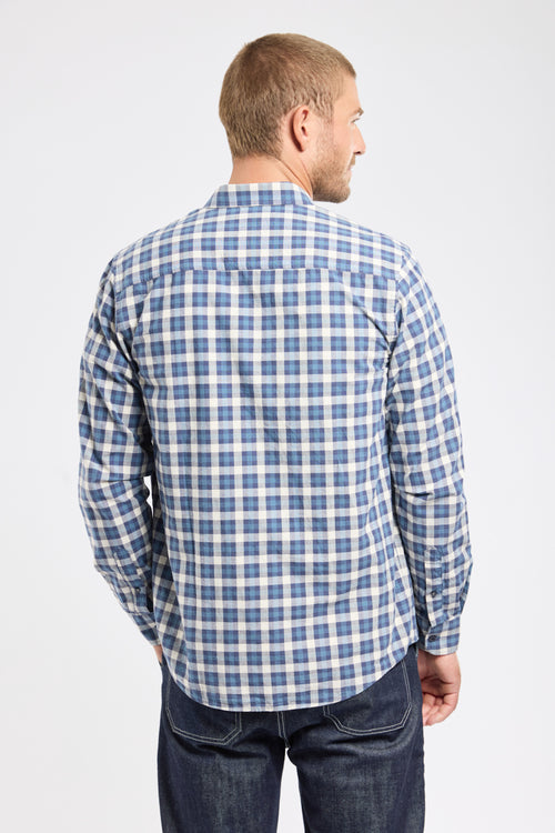 Chemise à carreaux ENIS - coton et lin - Le Comptoir Maritime - 4