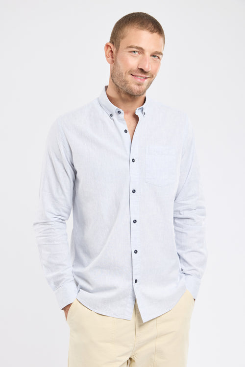 Chemise ETIMO - coton et lin - Le Comptoir Maritime - 1