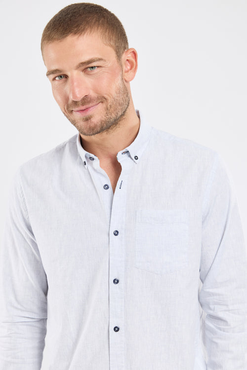 Chemise ETIMO - coton et lin - Le Comptoir Maritime - 2