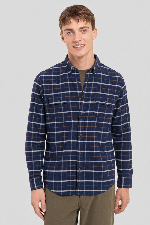 Chemise à carreaux ERTEAM - Le Comptoir Maritime - 1