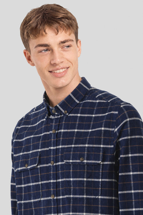 Chemise à carreaux ERTEAM - Le Comptoir Maritime - 2