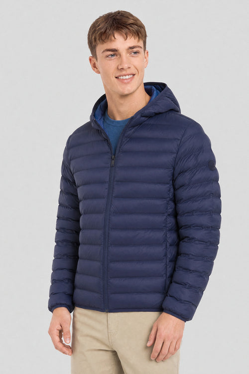Doudoune à capuche HOODBORD - polyamide recyclé - Le Comptoir Maritime - 1