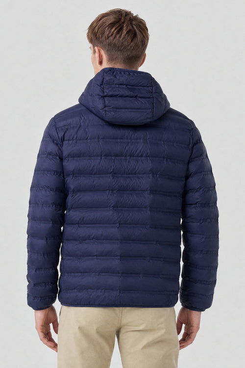 Doudoune à capuche HOODBORD - polyamide recyclé - Le Comptoir Maritime - 4