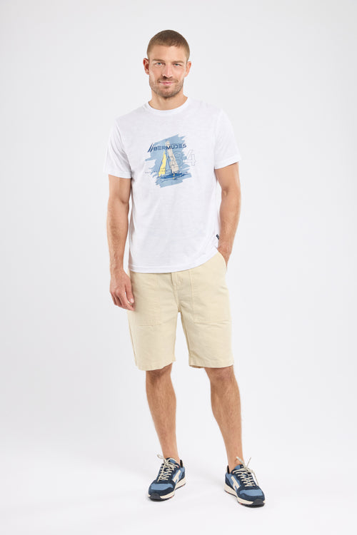 T-shirt sérigraphié VEHOURA - coton léger - Le Comptoir Maritime - 3