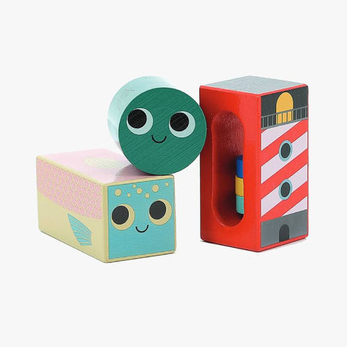 JEU CUBES SONORES DE LA MER - Le Comptoir Maritime - 3