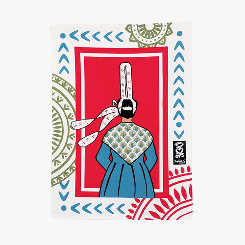 TORCHON BRETONNE ROBE BLEUE - Le Comptoir Maritime - 1