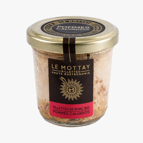 RILLETTES DE PORC POMMES CALVADOS BIO - Le Comptoir Maritime - 1