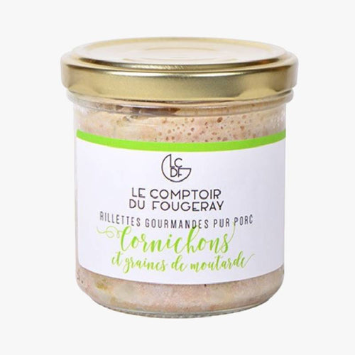 RILLETTES DE PORC CORNICHONS MOUTARDE - Le Comptoir Maritime - 1