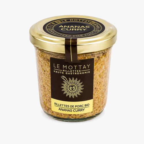 RILLETTES DE PORC ANANAS CURRY BIO - Le Comptoir Maritime - 1