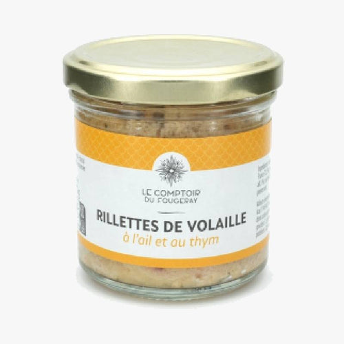 RILLETTES VOLAILLE, AIL ET THYM - Le Comptoir Maritime - 1