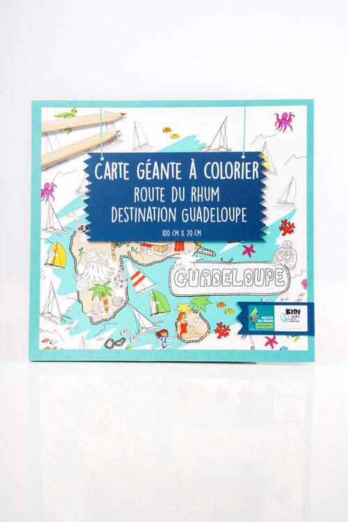 CARTE GEANTE ROUTE DU RHUM - DESTINATION GUADELOUPE - Le Comptoir Maritime - 1