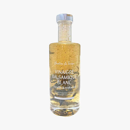VINAIGRE BALSAMIQUE BLANC À LA TRUFFE & WAKAMÉ - Le Comptoir Maritime - 1