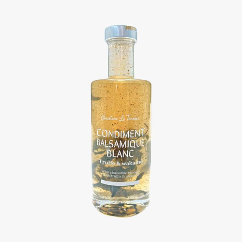 CONDIMENT BALSAMIQUE BLANC À LA TRUFFE & WAKAMÉ - Le Comptoir Maritime - 1