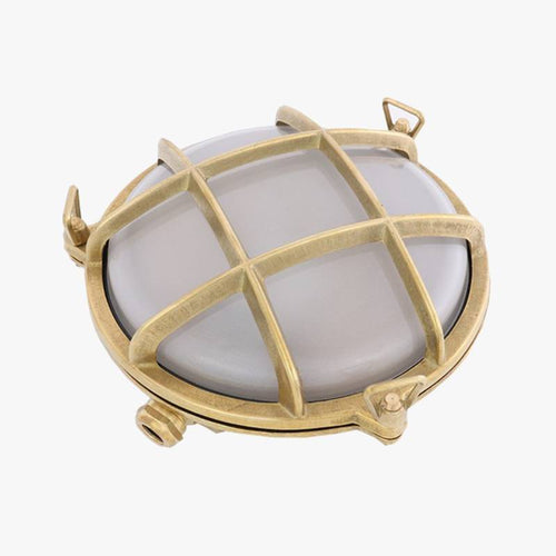 APPLIQUE EXTÉRIEURE RONDE 19 cm - Le Comptoir Maritime - 1
