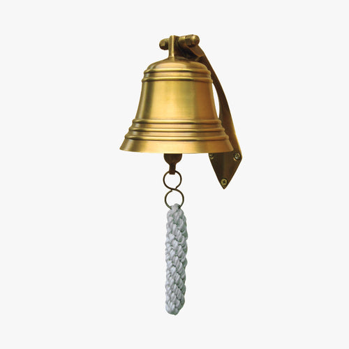 CLOCHE LAITON VIEILLI - 10 CM - Le Comptoir Maritime - 1