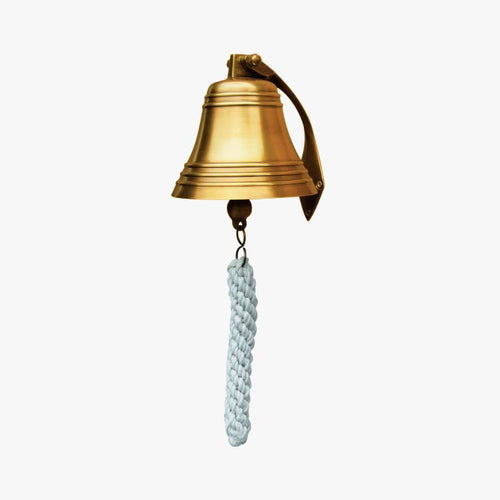 CLOCHE LAITON VIEILLI - 12,5 CM - Le Comptoir Maritime - 1