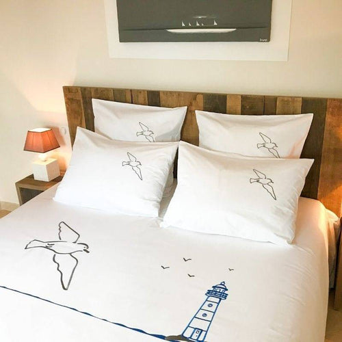 HOUSSE DE COUETTE MOUETTE 240 x 220 cm - Le Comptoir Maritime - 1