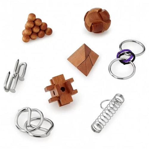 SET DE 8 CASSE-TÊTES EN BOIS - Le Comptoir Maritime - 2