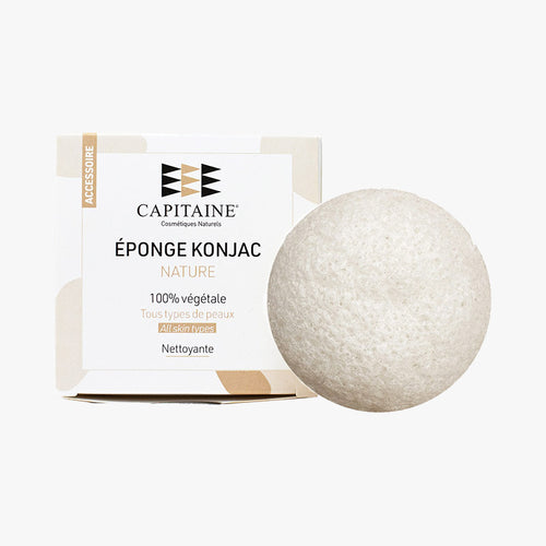 ÉPONGE KONJAC AVEC ÉTUI - Le Comptoir Maritime - 1