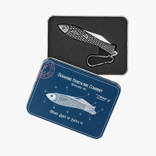 COUTEAU POISSON DANS SA BOÎTE - Le Comptoir Maritime - 1