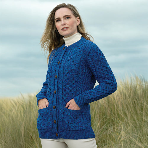 CARDIGAN POCHE IRLANDAIS FEMME - Le Comptoir Maritime - 1