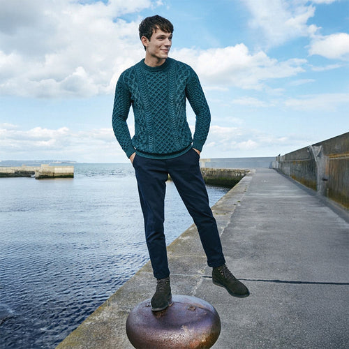 PULL IRLANDAIS MÉRINOS BLASKET HOMME - Le Comptoir Maritime - 1