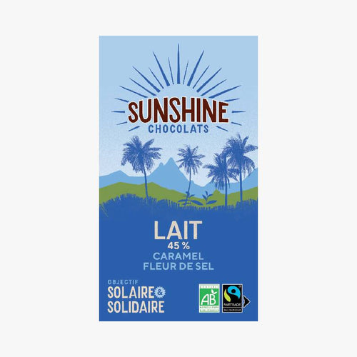 TABLETTE DE CHOCOLAT AU LAIT - FLEUR DE SEL - Le Comptoir Maritime - 1