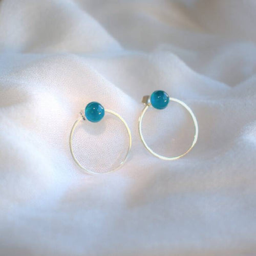 CRÉOLES BLEU CANARD ET ARGENTÉES - Le Comptoir Maritime - 2