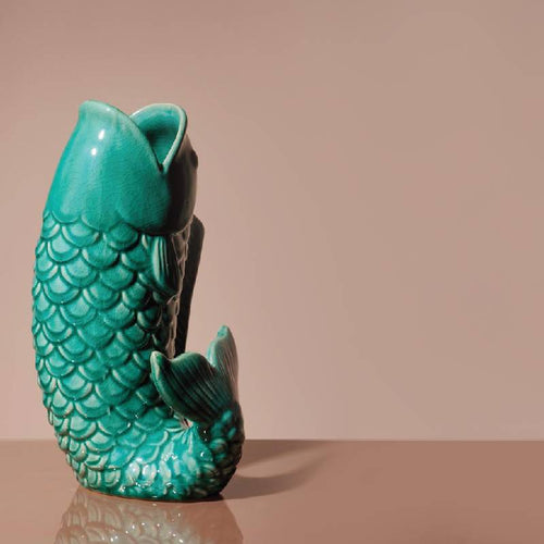 VASE POISSON EN CÉRAMIQUE - Le Comptoir Maritime - 1