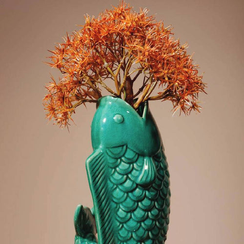 VASE POISSON EN CÉRAMIQUE - Le Comptoir Maritime - 2