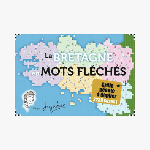 CARTE DE BRETAGNE EN MOT CROISÉS - Le Comptoir Maritime - 1