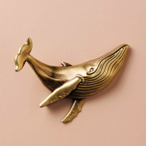 CROCHET MÉTAL BALEINE - Le Comptoir Maritime - 2