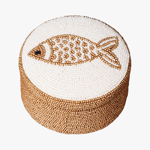 BOÎTE EN PERLES POISSON - Le Comptoir Maritime - 1