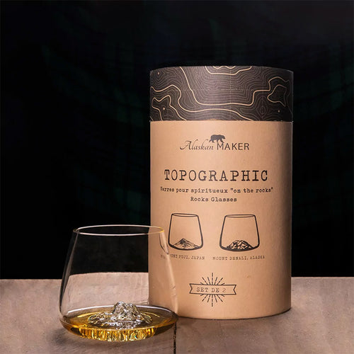 2 VERRES TOPOGRAPHIC - Le Comptoir Maritime - 2