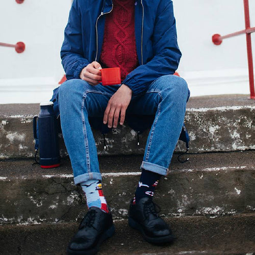 CHAUSSETTES DÉPAREILLÉES PHARE HOMME - Le Comptoir Maritime - 2