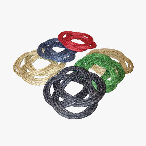 LOT DE 6 DESSOUS DE VERRES EN CORDAGE - Le Comptoir Maritime - 1