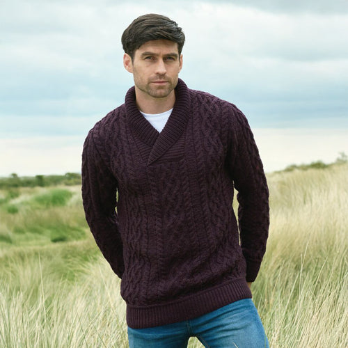 PULL MÉRINO WOOL COL CHALE HOMME - Le Comptoir Maritime - 2
