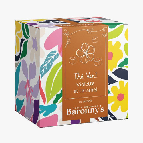 THÉ VERT VIOLETTE CARAMEL - Le Comptoir Maritime - 1