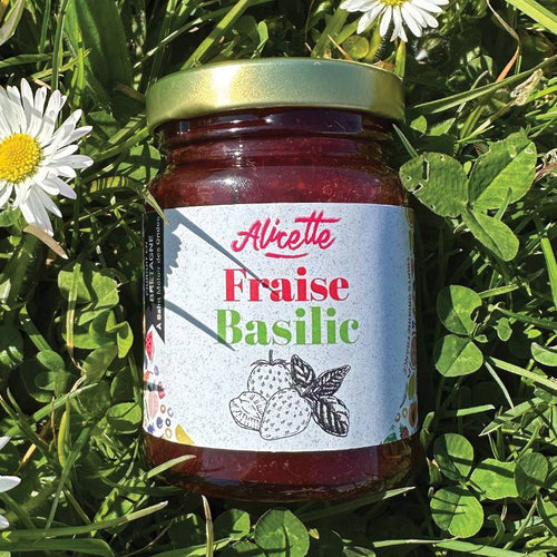 CONFITURE FRAISE BASILIC - Le Comptoir Maritime - 1