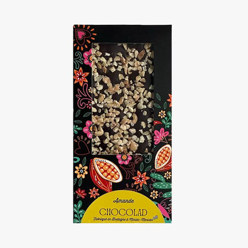 TABLETTE CHOCOLAT NOIR AMANDE - Le Comptoir Maritime - 1