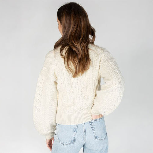 CLOVER CROPPED CARDIGAN - Le Comptoir Maritime - 2