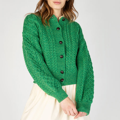 CLOVER CROPPED CARDIGAN - Le Comptoir Maritime - 1
