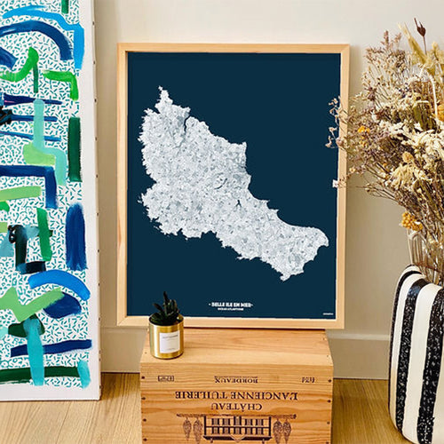 AFFICHE BELLE-ÎLE-EN-MER - Le Comptoir Maritime - 2