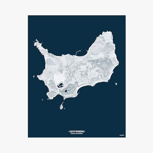 AFFICHE HOËDIC - Le Comptoir Maritime - 1